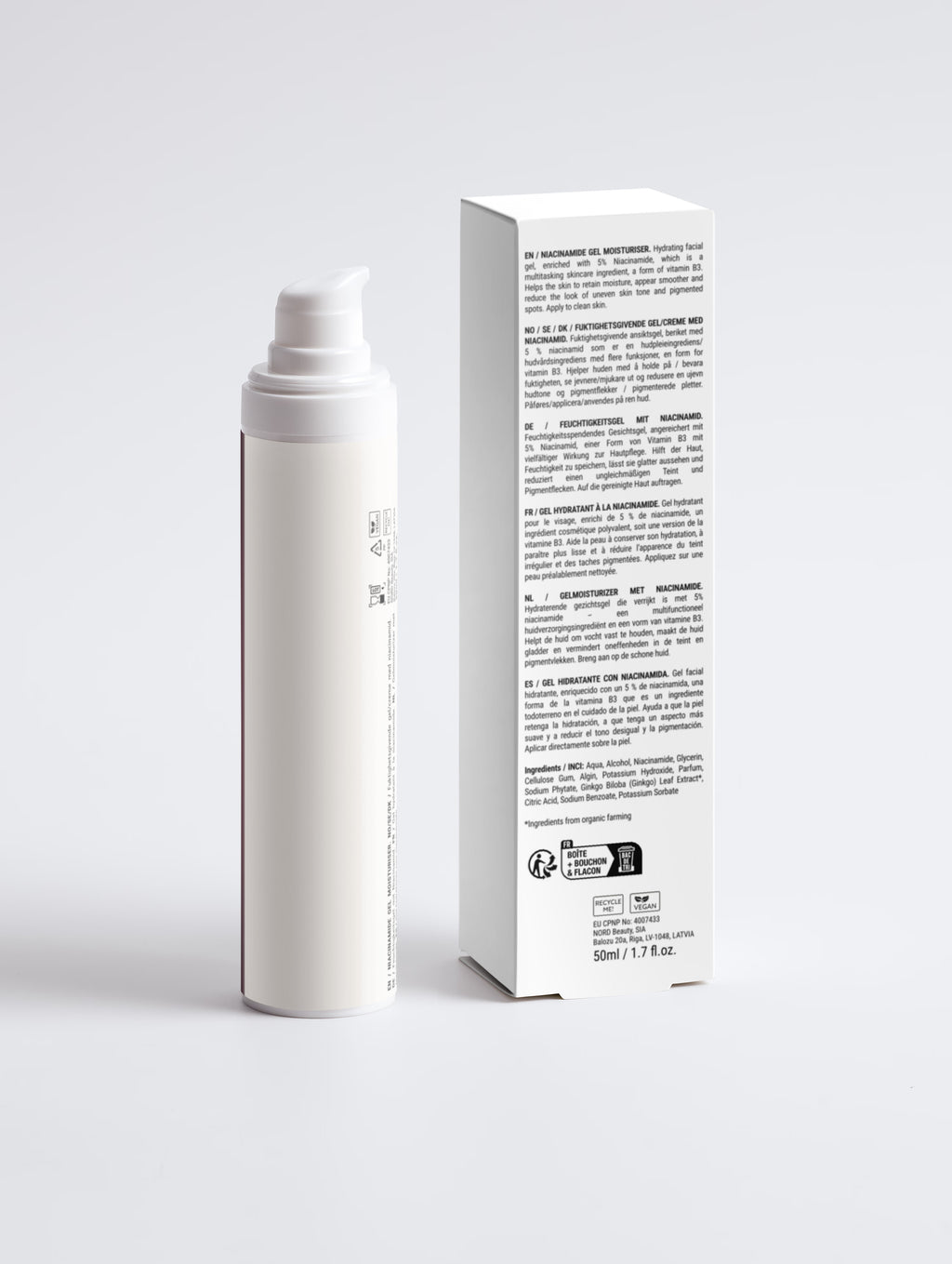 Gel hydratant niacinamide - 50 ml