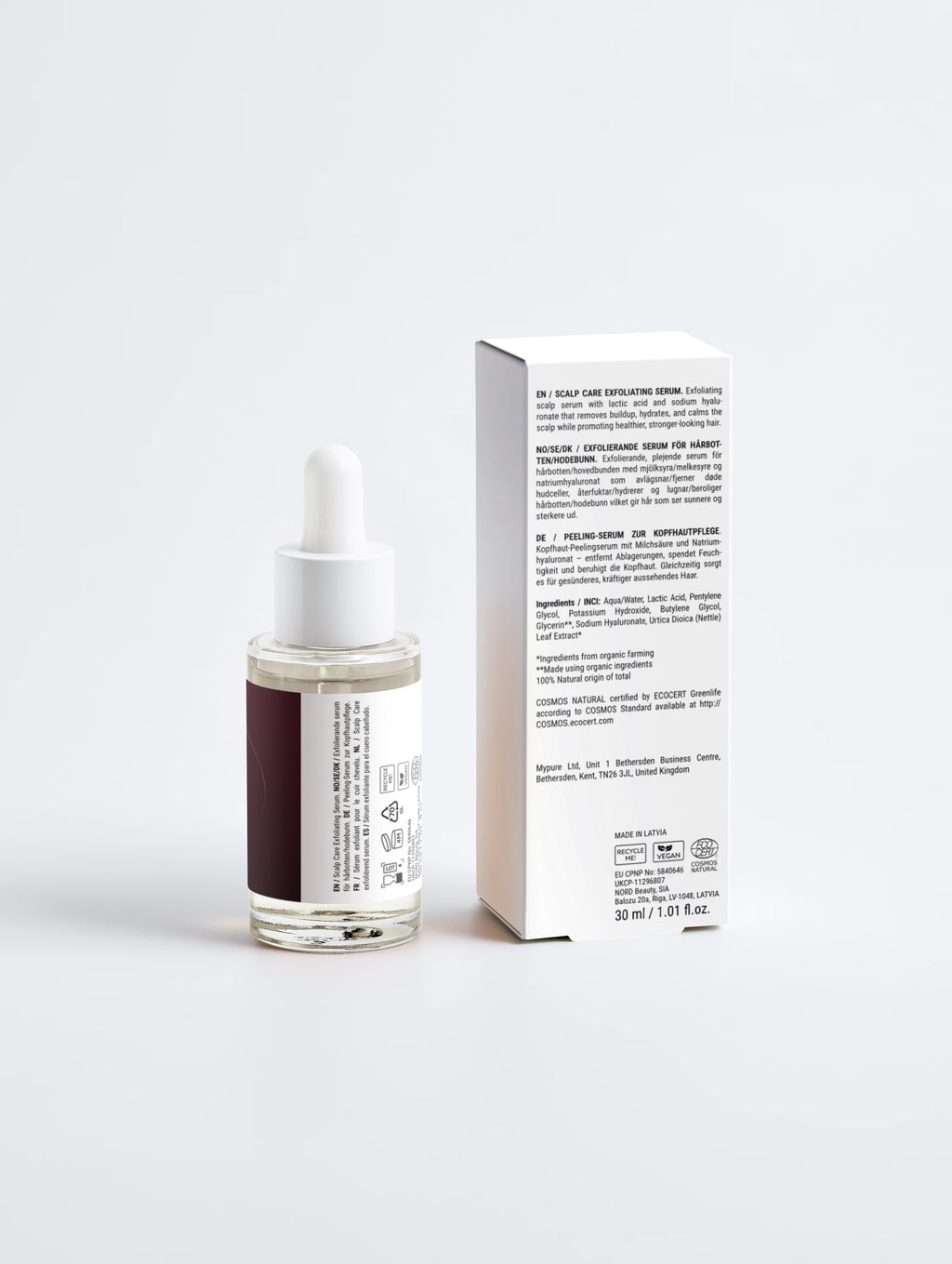 Sérum exfoliant pour le cuir chevelu