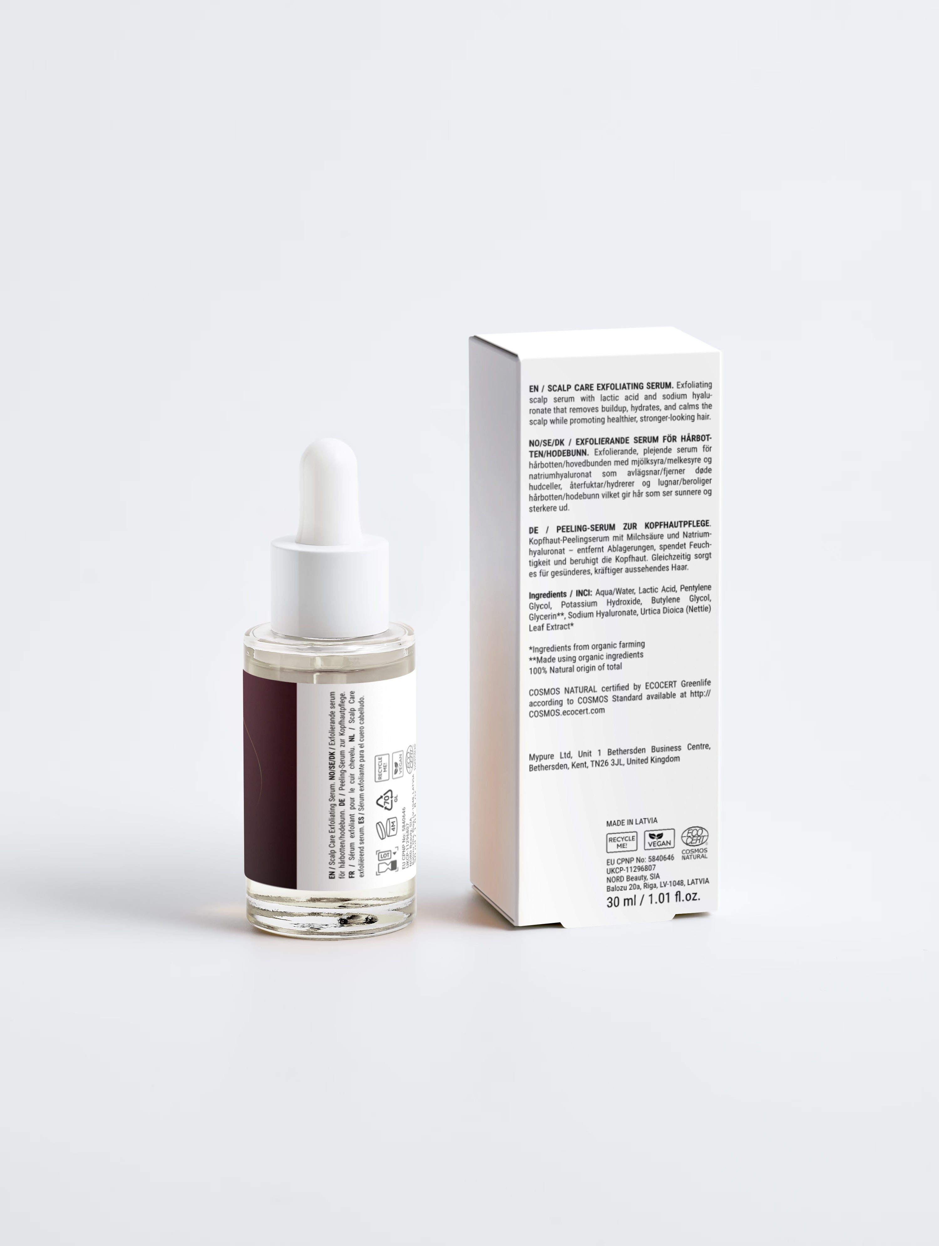 Sérum exfoliant pour le cuir chevelu